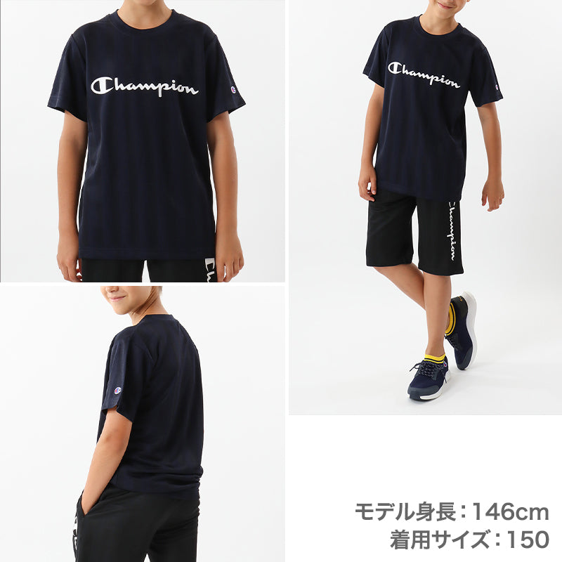 チャンピオン Tシャツ キッズ こども 半袖 スポーツ 吸水速乾