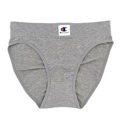 チャンピオン レディース ショーツ スポーツ レギュラー シームレス 綿 吸汗速乾 普段使い ヨガ グレー 黒 M・L (champion M L 縫い目なし コットン 婦人 女性 セットアップ スポーツウェア) (在庫限り)