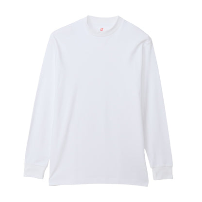 ヘインズ 長袖 シャツ 綿100% メンズ レディース インナー tシャツ トップス 秋冬 裏起毛 クルーネック M L XL 暖かい あったか コットン インナーシャツ