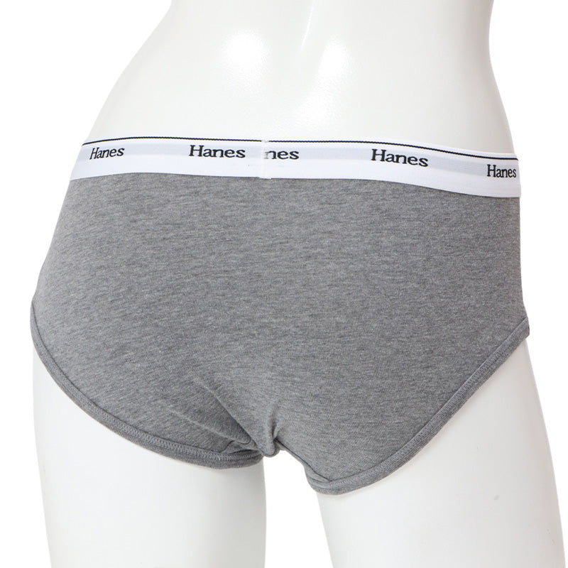 ヘインズ レディース レギュラーショーツ 綿混 コットン 綿 M～LL 無地 シンプル カジュアル hanes