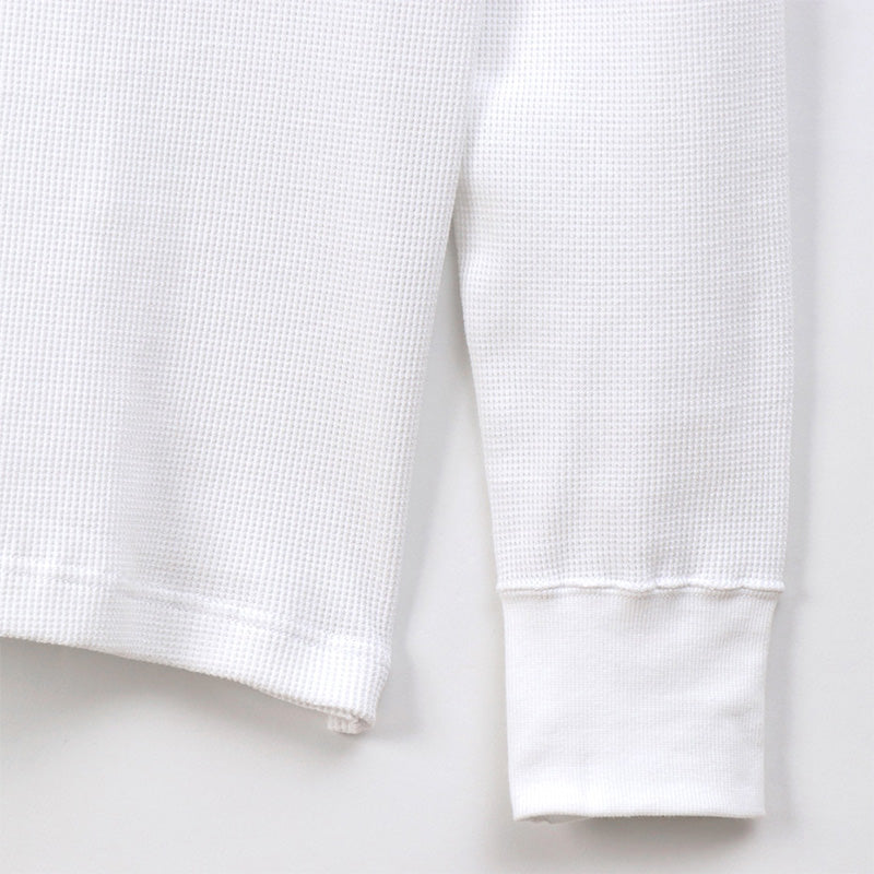 ヘインズ BEEFY ビーフィー メンズ サーマル クルーネック ロングスリーブ S～XL Hanes ワッフル生地 ヘビーウェイト トップス 長袖Tシャツ 男性 丈夫 無地 BEEFY-T