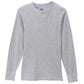 ヘインズ BEEFY ビーフィー メンズ サーマル クルーネック ロングスリーブ S～XL Hanes ワッフル生地 ヘビーウェイト トップス 長袖Tシャツ 男性 丈夫 無地 BEEFY-T