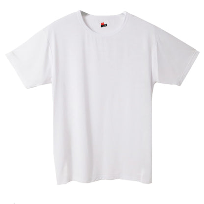 Tシャツ メンズ Hanes ヘインズ MOVES 半袖 クルーネック メッシュ 吸汗速乾 接触冷感 スポーツ インナー M～LL トレーニング ランニング ジム 涼しい 軽量 ストレッチ ナイロン