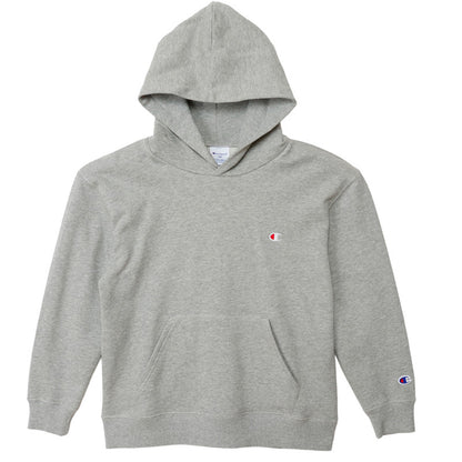 Champion パーカー キッズ 綿100% 裏毛 スウェット フーディー 長袖 子供服 フード付き ロゴ刺繍 男の子 女の子 ジュニア ユニセックス 小学生 中学生 通学 普段着 カジュアル 130cm～160cm トップス おしゃれ 春 秋 冬 アメリカ綿 フーデッド