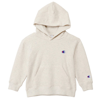 Champion パーカー キッズ 綿100% 裏毛 スウェット フーディー 長袖 子供服 フード付き ロゴ刺繍 男の子 女の子 ジュニア ユニセックス 小学生 中学生 通学 普段着 カジュアル 130cm～160cm トップス おしゃれ 春 秋 冬 アメリカ綿 フーデッド
