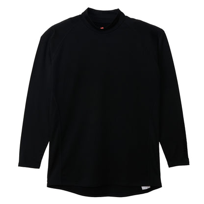 Hanes ヘインズ メンズ モックネック 長袖Tシャツ 裏起毛 ソフトコンプレッション 吸汗速乾 UVカット ストレッチ 保温 ロンT インナー トップス 防寒 秋冬 スポーツ M～LL トレーニング アクティブウェア 普段着 重ね着 Hanes MOVES ヘインズムーブ