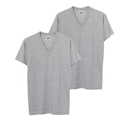 グンゼ 綿100% メンズ インナー 半袖 Vネック Tシャツ 2枚組 M～LL GUNZE GTホーキンス 下着 インナーシャツ tシャツ 男性 紳士 V首 肌着 インナー M L LL