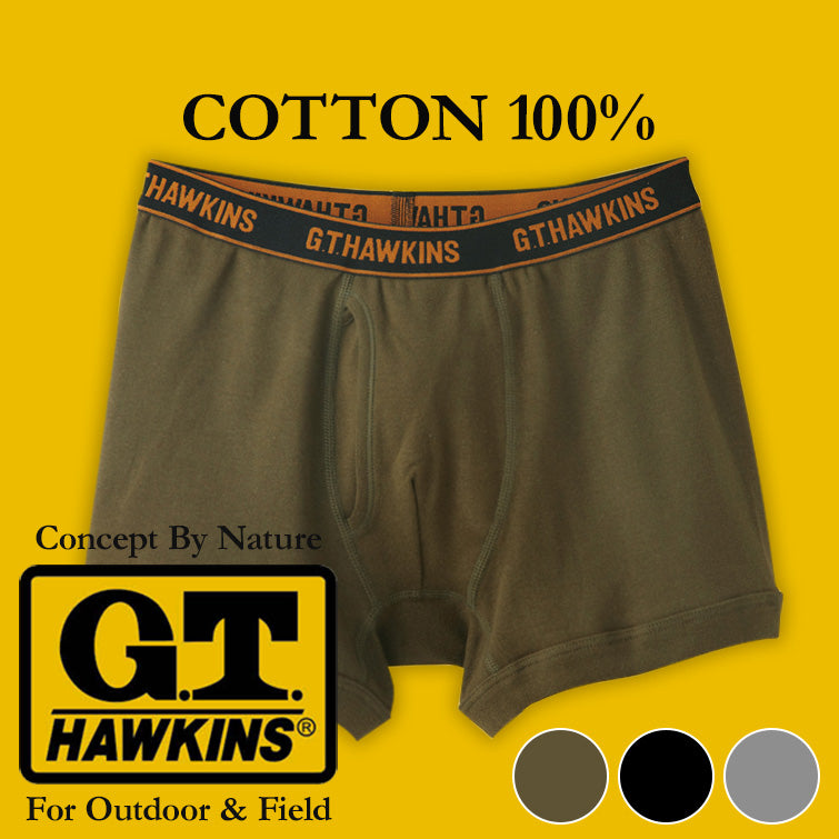 グンゼ 綿100% ボクサーブリーフ (前あき) 2枚セット M～LL (メンズ 下着 ボクサーパンツ ボクサー パンツ インナー 綿 GTホーキンス) (在庫限り)