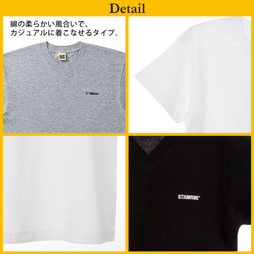 グンゼ 綿100% Tシャツ メンズ インナーシャツ 半袖 vネック M～LL インナー 下着 肌着 綿 白 tシャツ V首 コットン ワンポイント 男性