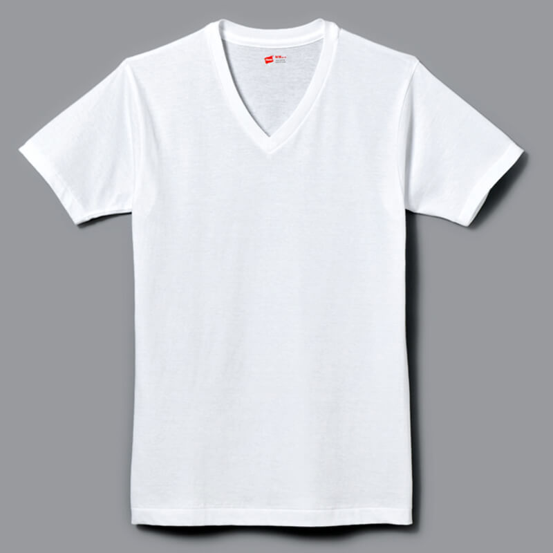 ヘインズ 綿100% VネックTシャツ 3枚組 XS S M L XL 下着 綿 メンズ tシャツ 肌着 半袖 V首 インナー 男性 hanes