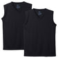 メンズ スリーブレスTシャツ 2枚組 メッシュ インナー ノースリーブ 吸汗速乾 抗菌防臭 タンクトップ 肌着 袖なし クルーネック 通気性 ドライ スポーツ トレーニング 3L～5L ランニング ジム 部屋干し 大寸 HANES