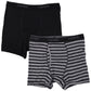ボクサーパンツ メンズ Hanes ヘインズ ボクサーブリーフ 2枚組 綿混 ストレッチ 前開き インナー 下着 男性用 パンツ セット M～LL 柔らか フィット デイリー 無地 ブランド お得