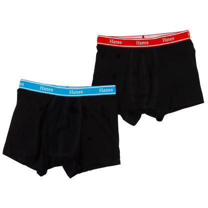 Hanes ボクサーパンツ メンズ 2枚組 ボクサーブリーフ 綿 ボクサー 前閉じ メンズ下着 コットンインナー ストレッチ アンダーウェア 男性下着 M～LL メンズインナー 快適インナー 男性パンツ シンプルボクサー スポーツインナー ヘインズ