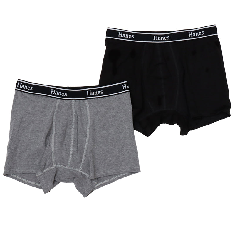 Hanes ボクサーパンツ メンズ 2枚組 ボクサーブリーフ 綿 ボクサー 前閉じ メンズ下着 コットンインナー ストレッチ アンダーウェア 男性下着 M～LL メンズインナー 快適インナー 男性パンツ シンプルボクサー スポーツインナー ヘインズ