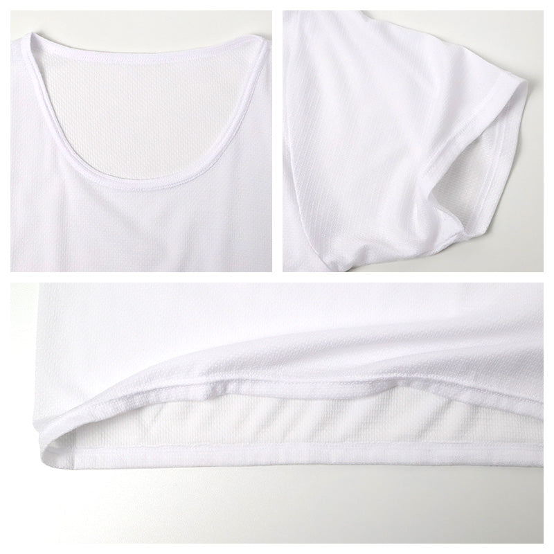 メンズ インナー 2枚組 半袖丸首 シャツ 綿混 制菌加工 メッシュ クルーネック M L LL 肌着 下着 Tシャツ 男性 紳士 ニオイ対策 通気性 白 黒 ホワイト ブラック 快適 肌ざわり デイリー 普段使い 洗い替え まとめ買い 春夏 ベタつきにくい 汗対策