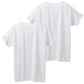 メンズ インナー 2枚組 半袖丸首 シャツ 綿混 制菌加工 メッシュ クルーネック M L LL 肌着 下着 Tシャツ 男性 紳士 ニオイ対策 通気性 白 黒 ホワイト ブラック 快適 肌ざわり デイリー 普段使い 洗い替え まとめ買い 春夏 ベタつきにくい 汗対策