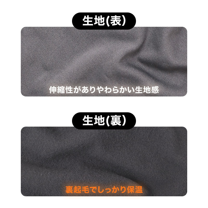 メンズ インナー 長袖 裏起毛 2枚組 丸首 あったかインナー ストレッチ 保温 M L LL 防寒 肌着 男性用 冬用 長袖シャツ クルーネック ベア天 ベア天竺 やわらかい 暖かい 紳士肌着 下着 メンズ肌着 冬インナー あったか肌着 防寒インナー