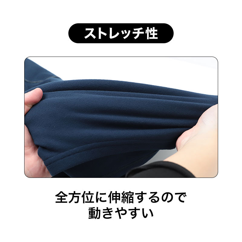 メンズ コンプレッションインナー 長袖 両面起毛 保温 冬用 クルーネック M L LL ストレッチ 消臭テープ 両脇部分消臭 全方位伸縮 あったかインナー 裏起毛 インナーシャツ アンダーシャツ コンプレッションウェア スポーツインナー 作業着インナー