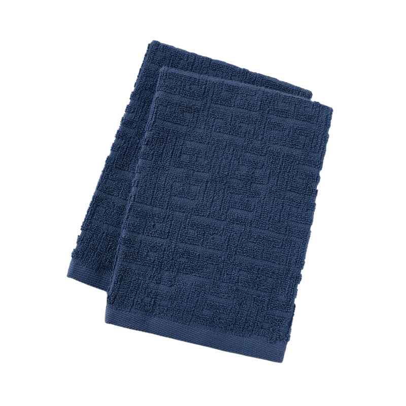 フェイスタオル タオル 綿100% 綿 コットン 2枚組 ホテル エステ 高級感 ホテルタオル 約34×80cm バス用品 洗面所 寝室 トイレ