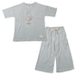 ミッフィー 夏 パジャマ レディース 大人 半袖 7分丈パンツ パイル生地 M L LL miffy 70th 70周年 七分丈 部屋着 服 ルームウェア ホームウェア セットアップ 春 夏 可愛い おしゃれ 母の日 プレゼント ギフト