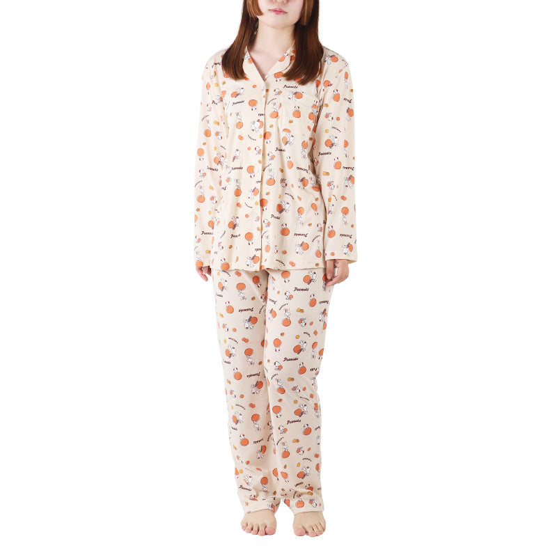 スヌーピー パジャマ 夏 大人 薄手 涼しい レディース M L LL snoopy ピーナッツ peanuts 薄手 部屋着 服 ルームウェア ホームウェア 快眠パジャマ セットアップ 春 夏 総柄 ゆったり 可愛い おしゃれ 肌触りが良い 母の日 プレゼント ギフト (在庫限り)