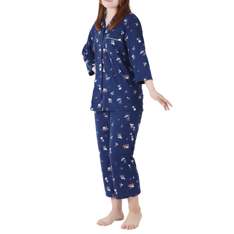 スヌーピー パジャマ 夏 大人 薄手 涼しい レディース M L LL snoopy ピーナッツ peanuts 薄手 部屋着 服 ルームウェア ホームウェア 快眠パジャマ セットアップ 春 夏 総柄 ゆったり 可愛い おしゃれ 肌触りが良い 母の日 プレゼント ギフト (在庫限り)