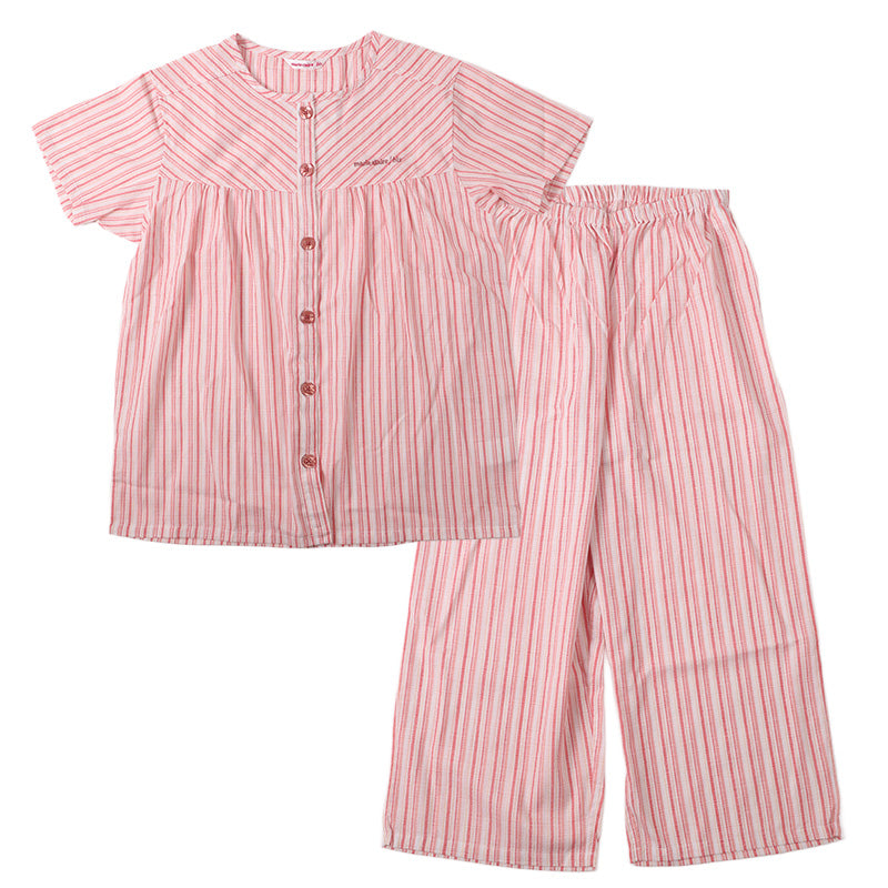 快眠パジャマ 安眠 夏 パジャマ レディース 半袖 大人 薄手 涼しい M L LL 前開き 寝返りしやすい 睡眠の質を上げる 薄手 部屋着 服 ルームウェア ホームウェア セットアップ 春 ストライプ ゆったり 可愛い おしゃれ 肌触りが良い 母の日 プレゼント ギフト (在庫限り)