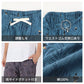 リラックスパンツ 綿100 メンズ 鳥柄 半ズボン 夏 パジャマ M L LL 夏パンツ 6分丈 ワイドパンツ ルームウェア ルームパンツ ステテコ ズボン ボトムス おしゃれ ワイルド ゆったり 父の日 プレゼント ギフト (在庫限り)