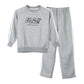 キルト パジャマ ガールズ キッズ ジュニア スウェット 上下セット 女の子 130 140 150 160 カンゴール kangol あったか 通学 スポーツ 女の子 セットアップ カジュアル 黒 ブラック グレー 部屋着 スポーティ