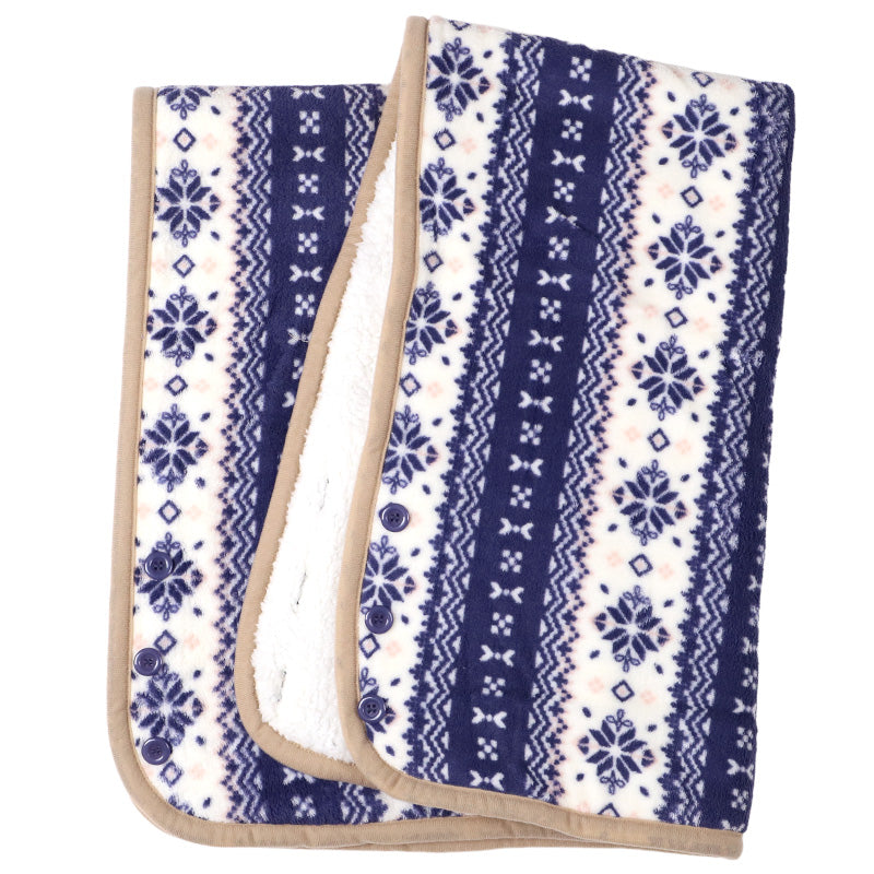 ふわもこ ブランケット ひざ掛け フリース 毛布 ポンチョ 肩掛け ボレロ スカート風 約70×100cm 防寒 軽量 柔らか あったか かわいい 使い分け 多機能 携帯用 コンパクト 巻きスカート ふわふわ もこもこ 冬 プレゼント ギフト ボーダー 小鳥 雪だるま ノルディック