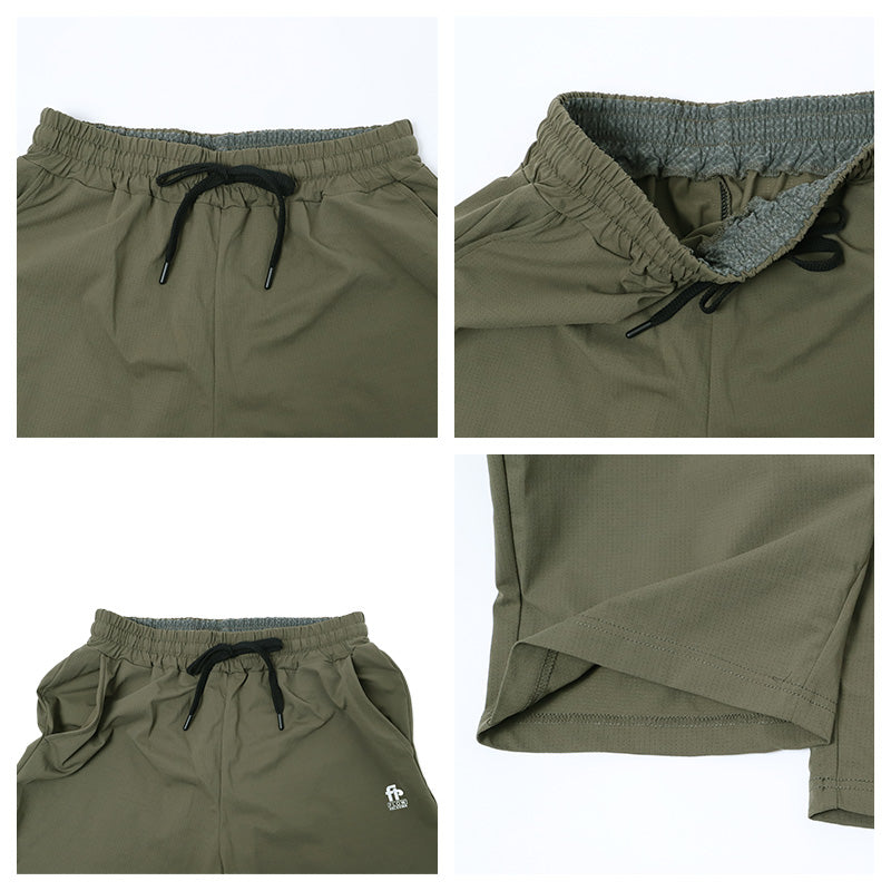 TERAX テラックス 遠赤外線 メンズ ルームウェア 上下セット 半袖 ハーフパンツ ストレッチメッシュ M L LL パジャマ 部屋着 紳士 通気性 背当て 腰当て ポケット付き 春 夏 秋 冷房対策 リラックスウェア ナイトウェア ゆったり リカバリー