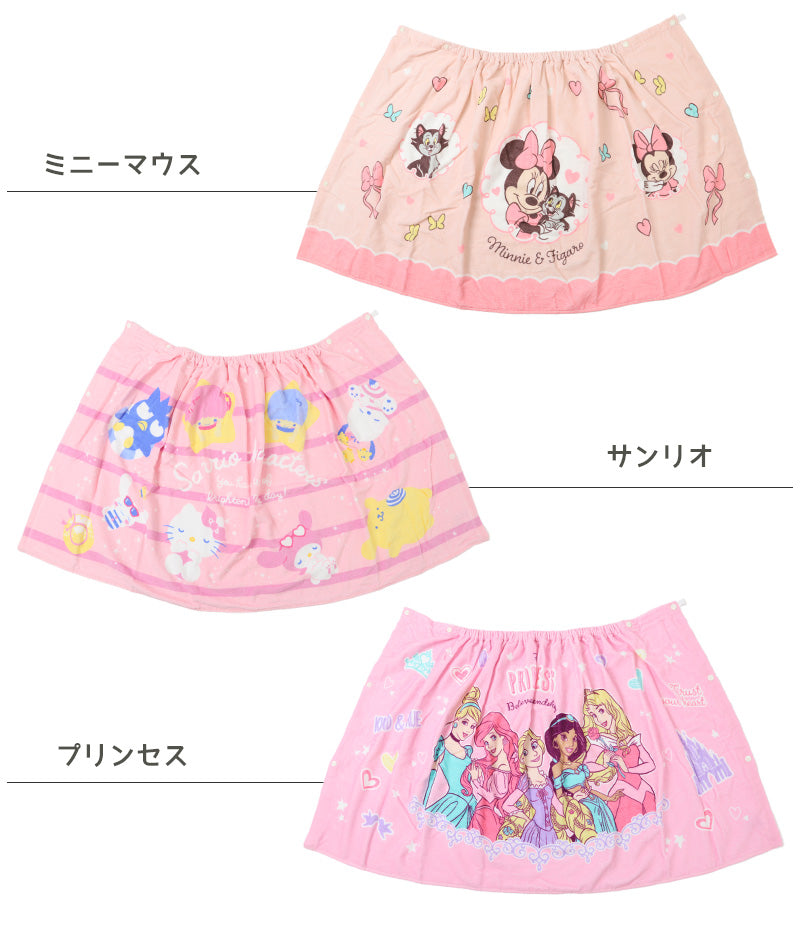 ラップタオル 巻きタオル プールタオル キッズ 巻タオル パウパトロール ポケモン ディズニープリンセス 約60×115cm ジュニア トーマス バスタオル プール 水泳 スイミング 海 海水浴 プール用品