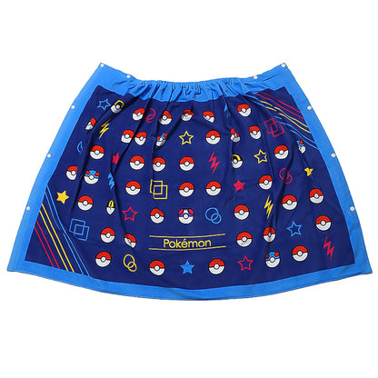 ラップタオル キッズ 巻きタオル 子供 プールタオル キャラクター 80cm 約80×120cm 綿100 コットン ビーチタオル まきまきタオル スイミング お着替えタオル ネームタグ フロントボタン 小学生 水泳 学校 プール 海 水遊び 吸水 男の子 女の子