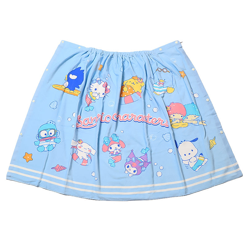 ラップタオル キッズ 巻きタオル 子供 プールタオル キャラクター 80cm 約80×120cm 綿100 コットン ビーチタオル まきまきタオル スイミング お着替えタオル ネームタグ フロントボタン 小学生 水泳 学校 プール 海 水遊び 吸水 男の子 女の子