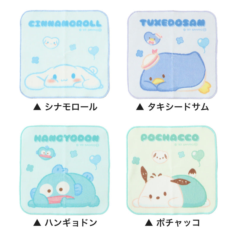 プチタオル サンリオ ハンドタオル 子供 タオル ハンカチ キャラクター キッズ 保育園 幼稚園 小学生 約20×20cm 景品 ギフト 粗品 プチハンドタオル ウォッシュタオル おしぼりタオル 子供用タオル 入園