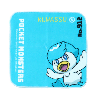 ハンドタオル タオル ポケモン ハンカチ キャラクター キッズ 子供 保育園 幼稚園 小学生 約20×20cm 景品 ギフト 粗品 プチハンドタオル ウォッシュタオル おしぼりタオル 子供用タオル 入園