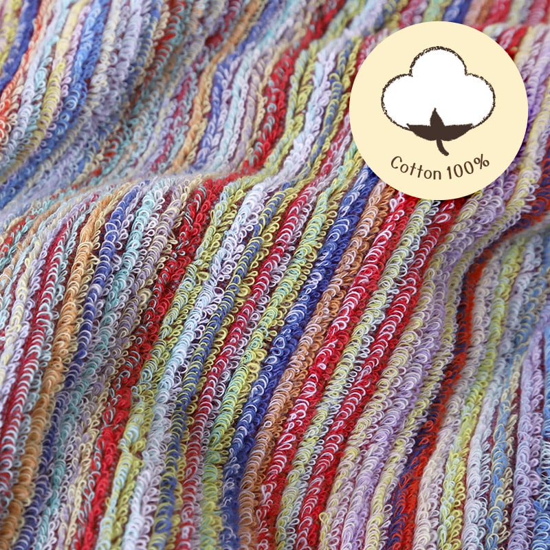 バスタオル タオル 綿100% おしゃれ バス用品 雑貨 約60×120cm カラフル エコタオル eco (在庫限り)
