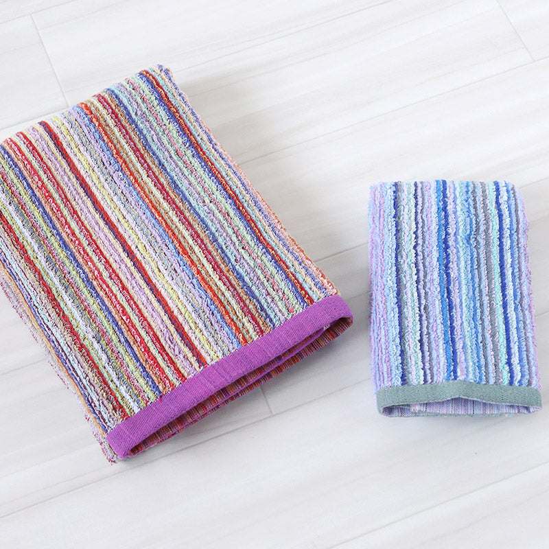 バスタオル タオル 綿100% おしゃれ バス用品 雑貨 約60×120cm カラフル エコタオル eco (在庫限り)
