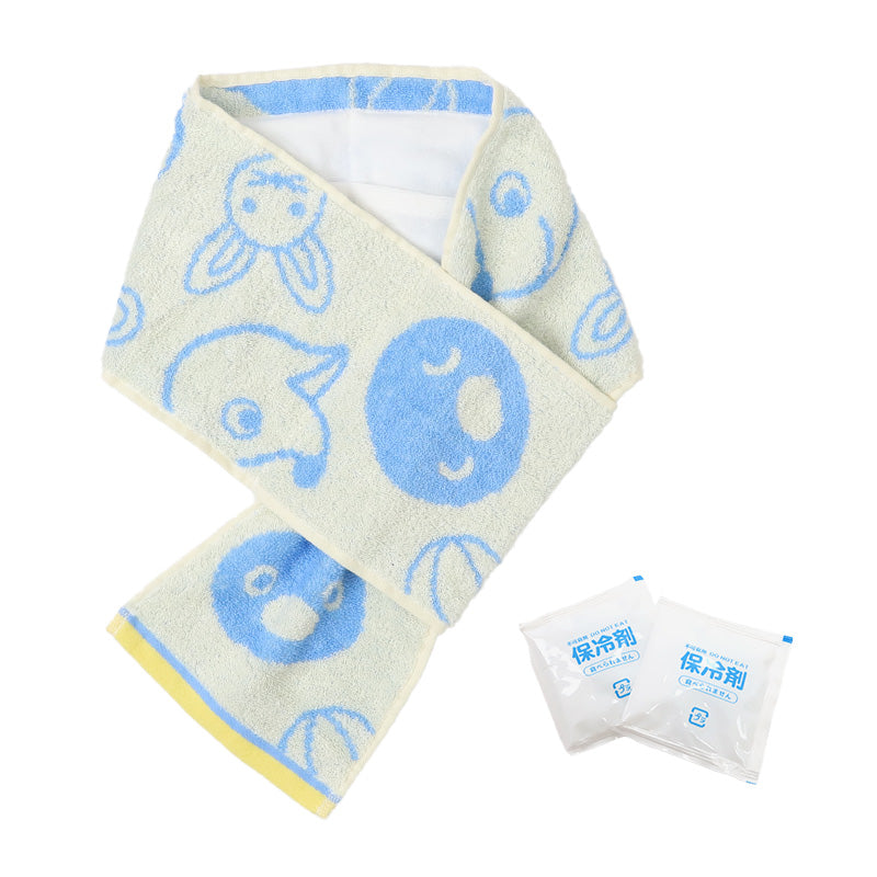 マフラータオル ポケット付き 保冷剤付き タオル 冷却タオル クールタオル 熱中症対策 差し込みタオル 約15×85cm 冷やす ひんやり 首 保冷