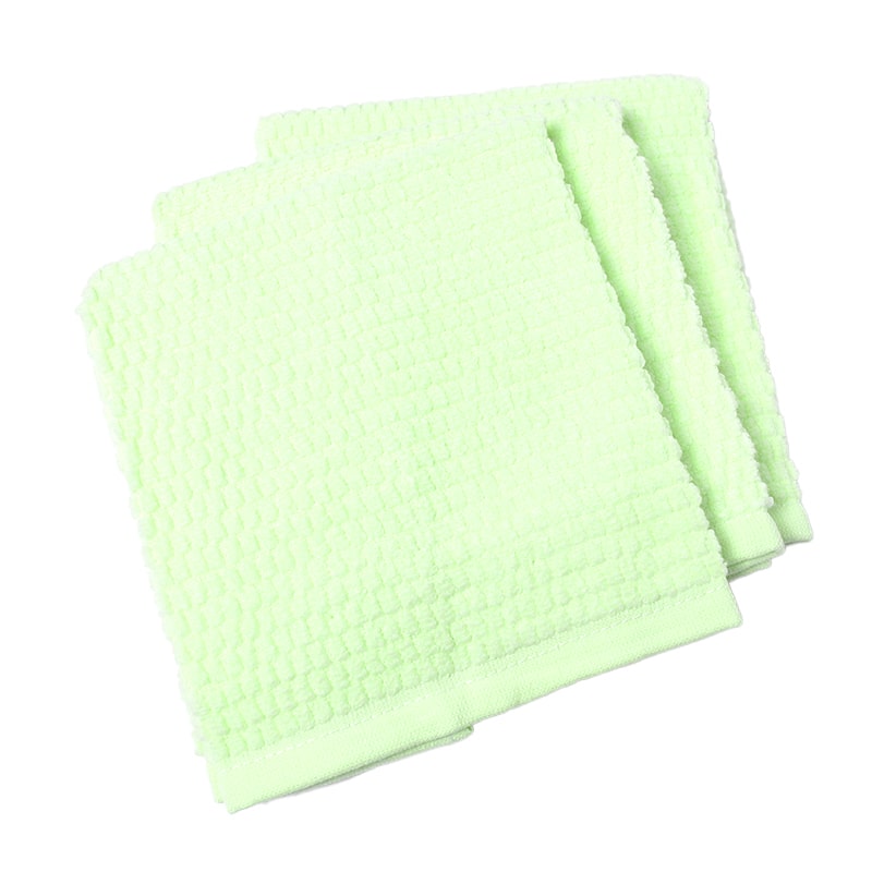 ウォッシュタオル 3枚組 タオル ハンドタオル キッチンタオル 綿100% ふわふわ 肌にやさしい 敏感肌 無撚糸 約34×80cm コットン100% 無地 無撚糸タオル ベビー