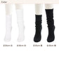 ルーズソックス キッズ 子供 靴下 女の子 16-22cm 30cm丈 40cm丈 ルーズ ソックス ハイソックス 黒 白 子供靴下 スクールソックス キッズソックス