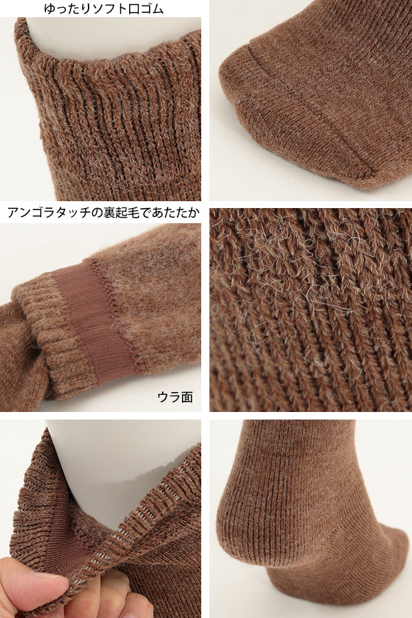 靴下 レディース 暖かい 裏起毛 セット 2足組 22-24cm (あったかソックス 厚地 秋 冬 女性 防寒 保温 冷えない ソックス くつ下 あったか パイル) (在庫限り)