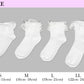 女の子 靴下 フォーマル レース付き クルー丈 ソックス S～LL (子供 キッズ ショートソックス 白 フリル レース かわいい 発表会 入学式 入園 卒園)
