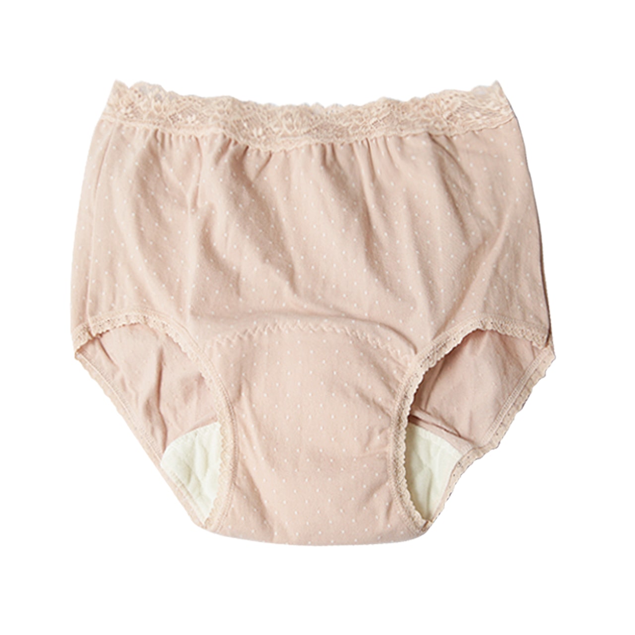 Suteteko 婦人 50cc対応 安心快適水玉柄ショーツ M～LL (中失禁 尿漏れ レディース パンティー 失禁パンツ 失禁ショーツ 吸水) (取寄せ)