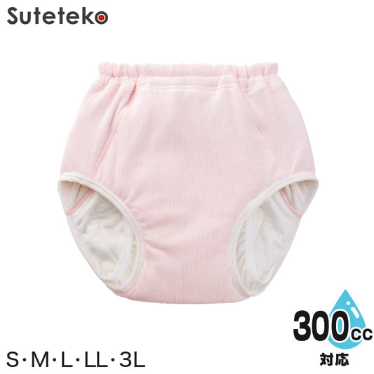 Suteteko 婦人 300cc対応 安心快適ショーツ S～3L (大失禁 尿漏れ レディース パンティー 失禁パンツ 失禁ショーツ 吸水)（送料無料） (取寄せ)