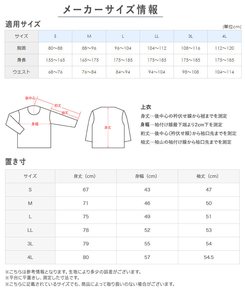 グンゼ 快適工房 紳士長袖丸首シャツ 4L (メンズ GUNZE 綿100％ コットン100 男性 下着 肌着 インナー クルーネック やわらか 日本製 大きいサイズ)