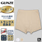 グンゼ 快適工房 紳士 トランクス 2枚セット 3L (メンズ GUNZE 綿100％ 前開き コットン 男性 下着 肌着 パンツ インナー 日本製 白 ベージュ 大きなサイズ) (在庫限り)