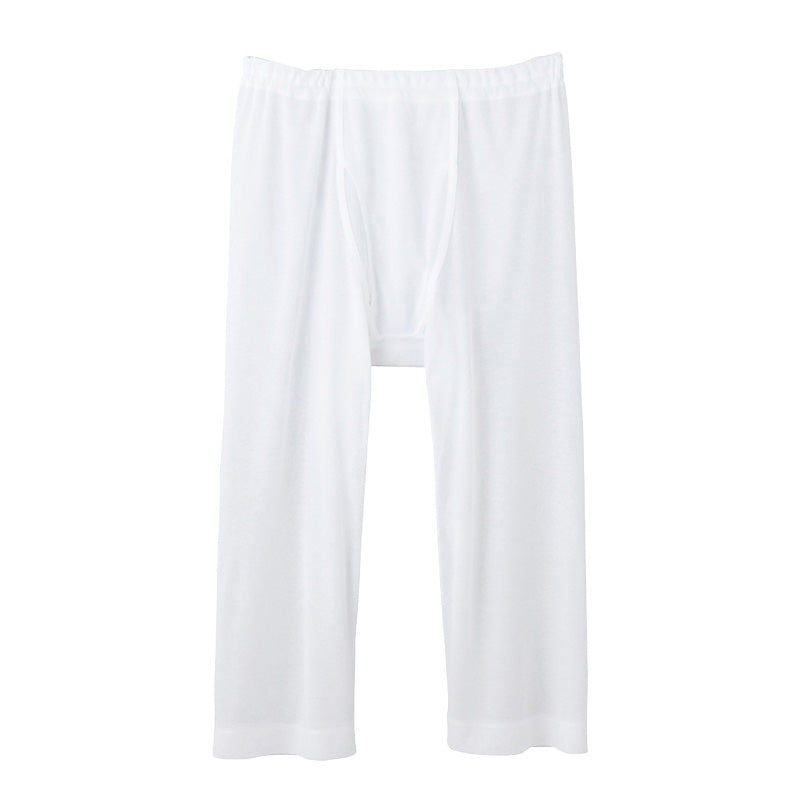 グンゼ 快適工房 紳士 涼風綿 ステテコ 2枚セット LL (メンズ GUNZE 綿100％ ズボン下 コットン 男性 下着 肌着 パンツ インナー 日本製 白) (在庫限り)