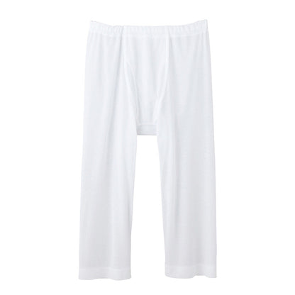 グンゼ 快適工房 紳士 涼風綿 ステテコ 2枚セット LL (メンズ GUNZE 綿100％ ズボン下 コットン 男性 下着 肌着 パンツ インナー 日本製 白) (在庫限り)