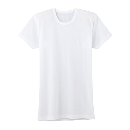 グンゼ 快適工房 紳士 半袖丸首シャツ 涼風綿 2枚セット LL (メンズ GUNZE 綿100％ コットン 男性 下着 肌着 インナー クルーネック 夏 日本製 大きいサイズ) (在庫限り)